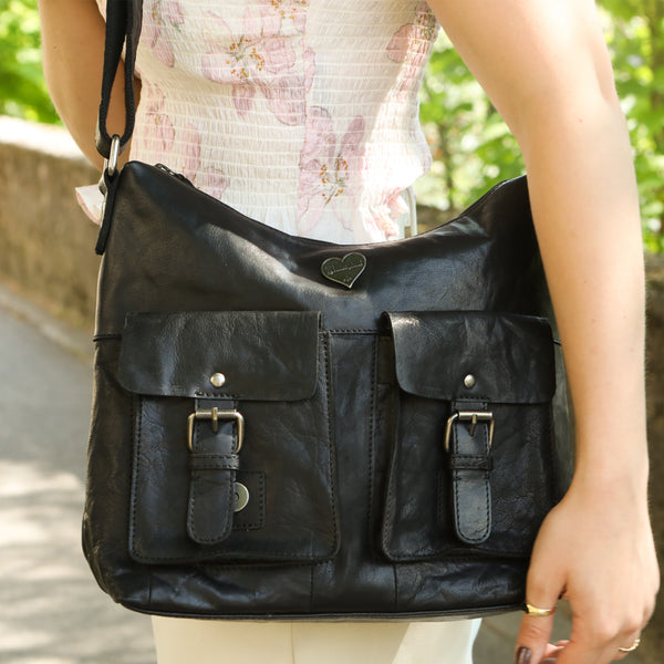 Vintage Tasche Schwarz