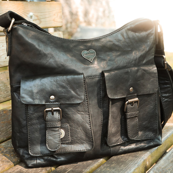 Vintage Tasche Schwarz