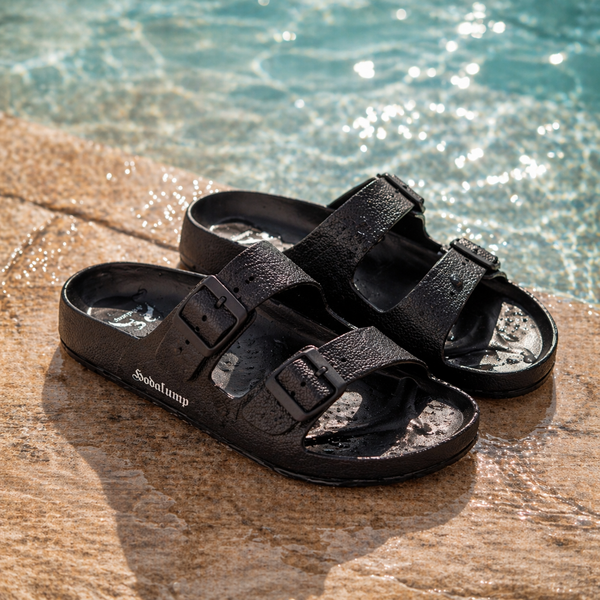 Hodalump PVC Sandalen Schwarz