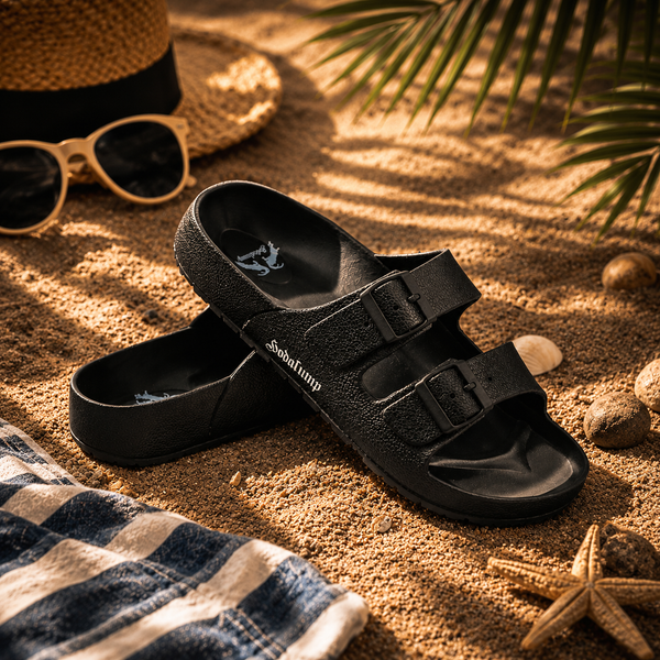 Hodalump PVC Sandalen Schwarz
