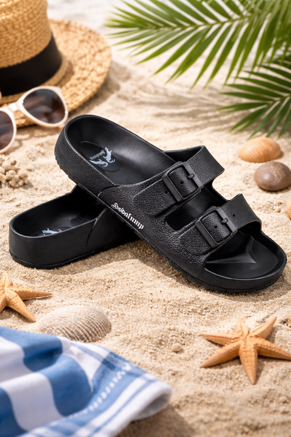 Hodalump PVC Sandalen Schwarz
