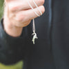 Steinbock-Kette aus echten Silber mit Geschenkbox Kette Hodalump & Ratschkatl 